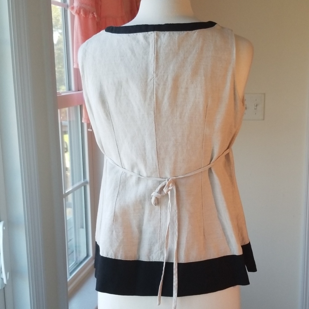 Oh Baby by Motherhood Linen Sleeveless Top - Picture 4 of 8